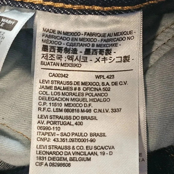 Levi's 501 Original Button Fly Jeans 42x30 Straight Leg Denim 4996 New w/o Tags - Picture 10 of 12